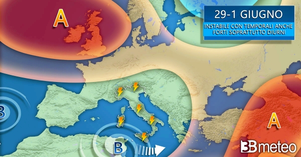 3BMETEO.COM: “Italia Senza L’anticiclone E L’estate Non Decolla. Altri ...